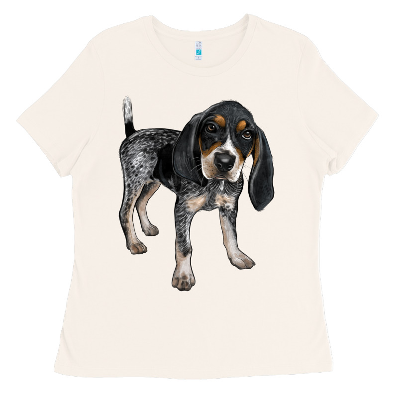 Bluetick Coonhound Ladies Tee by LillyAllenDesigns | Teevron