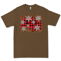 Cacao snowflake background Premium Tee - BarkalooDesign