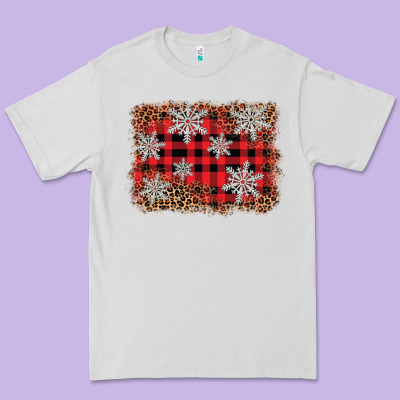 Snowflake Background Premium Tee Designed By Barkaloodesign