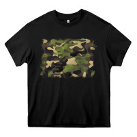 Black camouflage background Heavy Core Tee - BarkalooDesign