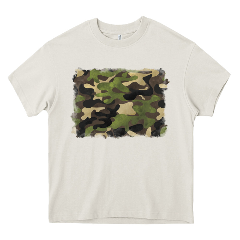 Camouflage Background Heavy Core Tee by BarkalooDesign | Teevron