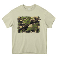 Mossy camouflage background Heavy Core Tee - BarkalooDesign