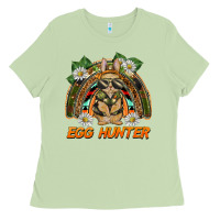 Matcha easter egg hunter  rabbit rainbow Ladies Tee - BarkalooDesign