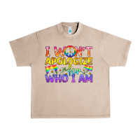 French Oak LGBTQ I Won't Apologize For Who I Am Urban Heavy Tee - BundleAndBundleShop