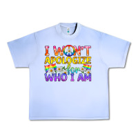 Grape Ice LGBTQ I Won't Apologize For Who I Am Urban Heavy Tee - BundleAndBundleShop