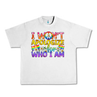 Lunar Rock LGBTQ I Won't Apologize For Who I Am Urban Heavy Tee - BundleAndBundleShop