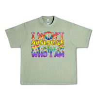 Oil Green LGBTQ I Won't Apologize For Who I Am Urban Heavy Tee - BundleAndBundleShop