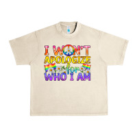 Sandshell LGBTQ I Won't Apologize For Who I Am Urban Heavy Tee - BundleAndBundleShop