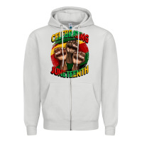 Dove Grey im celebrating juneteenth  (1) Zipper Hoodie - CowGirlArtShop
