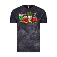 Cloud Black Christmas tractor coffee cup Vintage Tee - NancyCooperArtShop