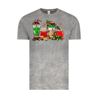 Cloud Rock Christmas tractor coffee cup Vintage Tee - NancyCooperArtShop