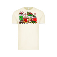Vintage Arctic Christmas tractor coffee cup Vintage Tee - NancyCooperArtShop