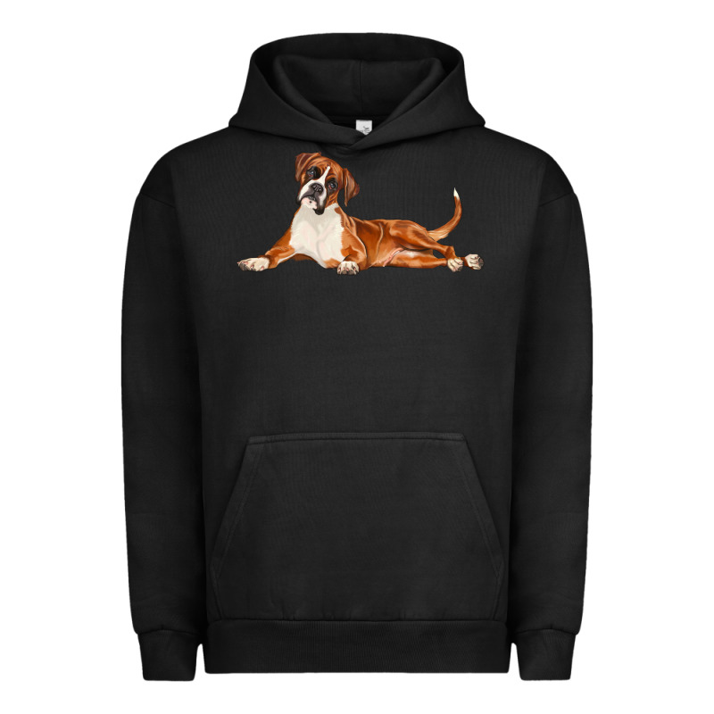 Boxer Dog Illustrations Urban Hoodie by LillyAllenDesigns | Teevron