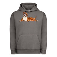 Pigment Tornado Boxer Dog Illustrations Urban Hoodie - LillyAllenDesigns