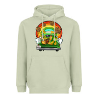 Matcha St. Patrick's Day truck Heavyweight Hoodie - OliviaCreatesArt