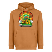 Meerkat St. Patrick's Day truck Heavyweight Hoodie - OliviaCreatesArt