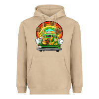 Mushroom St. Patrick's Day truck Heavyweight Hoodie - OliviaCreatesArt