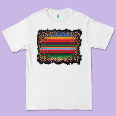 Serape Background Premium Tee Designed By Barkaloodesign