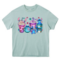 Arona stitch coffee Heavy Core Tee - Jasminsmagicworld