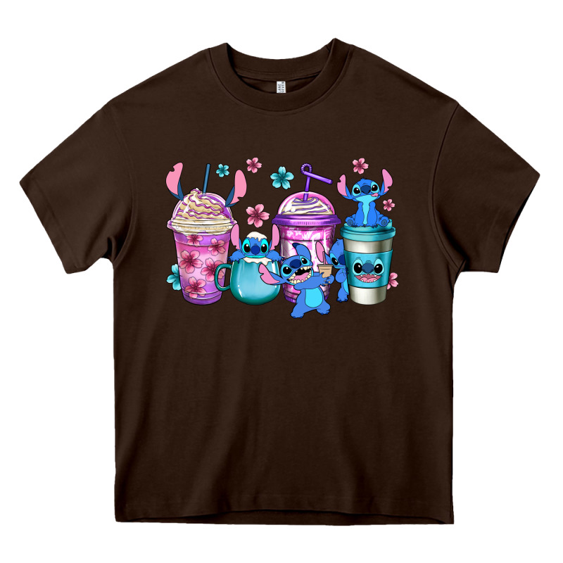 Stitch Coffee Heavy Core Tee by Jasminsmagicworld | Teevron