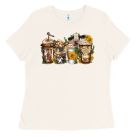 Bone cows coffee cups Ladies Tee - Jasminsmagicworld