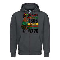 Smoke juneteenth 1865 because my ancestors Zipper Hoodie - CowGirlArtShop