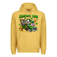 Antique Gold Shamrock farm Premium Hoodie - CowGirlArtShop