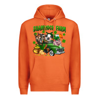 Carrot Shamrock farm Premium Hoodie - CowGirlArtShop