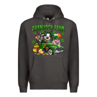 Smoke Shamrock farm Premium Hoodie - CowGirlArtShop