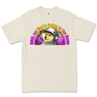 Bone doge coin hodl on we're going to the moon retro sunset Premium Tee - Jasminsmagicworld