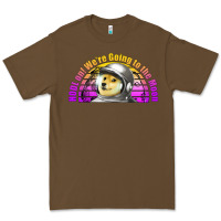 Cacao doge coin hodl on we're going to the moon retro sunset Premium Tee - Jasminsmagicworld