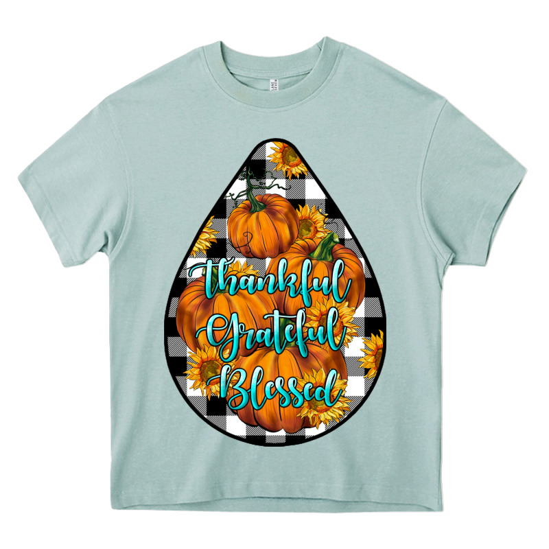 Thankful Grateful Blessed Heavy Core Tee by LillyAllenDesigns | Teevron