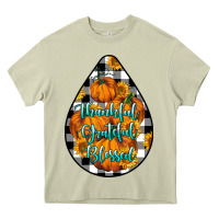 Mossy Thankful Grateful Blessed Heavy Core Tee - LillyAllenDesigns