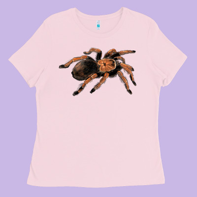 Mexican Red Knee Tarantula Ladies Tee Designed By Lillyallendesigns