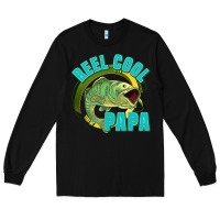 Black reel cool papa Long Sleeve Tee - Jasminsmagicworld