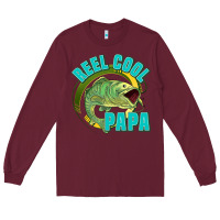 Burgundy reel cool papa Long Sleeve Tee - Jasminsmagicworld