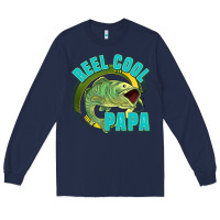 Navy reel cool papa Long Sleeve Tee - Jasminsmagicworld