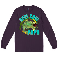 Plum reel cool papa Long Sleeve Tee - Jasminsmagicworld