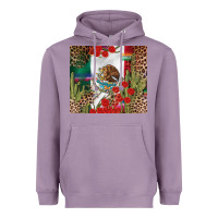 Lavender Mexico flag Heavyweight Hoodie - FaDigitalArtStudio