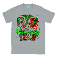 Heather Grey christmas rx pharmacy tech Classic Tee - MaliasSmallBusiness