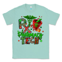 Seafoam christmas rx pharmacy tech Classic Tee - MaliasSmallBusiness