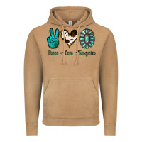 Vintage Camel Peace Love Turquoise Vintage Hoodie - Jasminsmagicworld