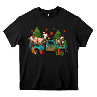 Black christmas farm animals truck Heavy Core Tee - Jasminsmagicworld