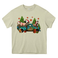 Mossy christmas farm animals truck Heavy Core Tee - Jasminsmagicworld