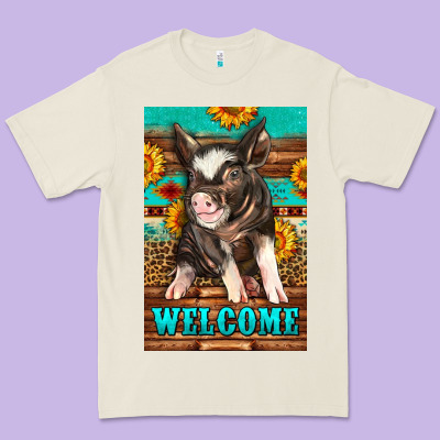 Western Pig Garden Premium Tee Designed By Lillyallendesigns
