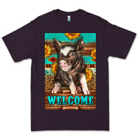 Plum western pig garden Premium Tee - LillyAllenDesigns