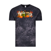 Cloud Black pumpkin spice Vintage Tee - MaliasSmallBusiness