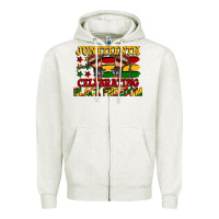 Oatmeal Heather juneteenth celebrating black freedom Zipper Hoodie - CowGirlArtShop