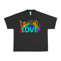Pigment Black Western LGBTQ+ Love Rainbow Urban Heavy Tee - BundleAndBundleShop