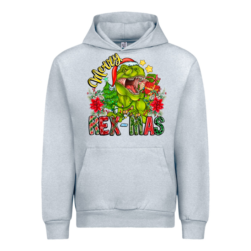 Merry Rexmas Urban Hoodie by CowhideDigitalArt | Teevron